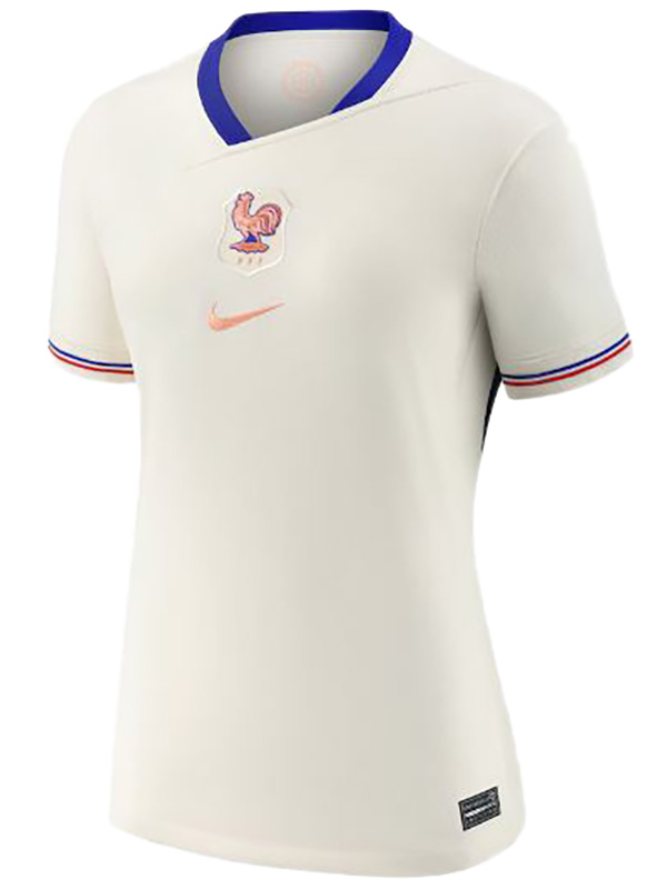 France maillot féminin extérieur deuxième uniforme de football femme kit de football de sport hauts chemise 2025-2026